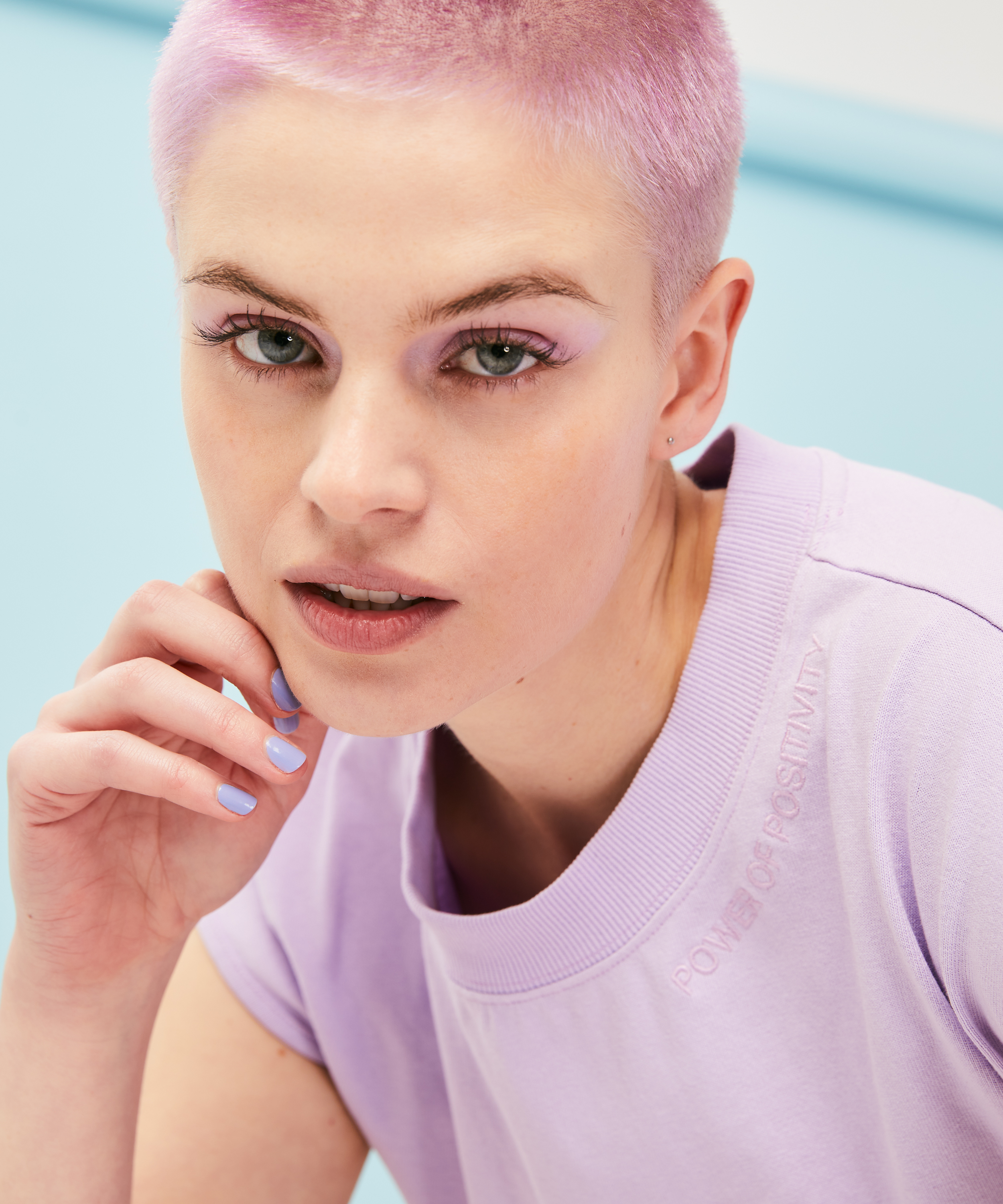 Spill The Tea t-shirt, Blå, main