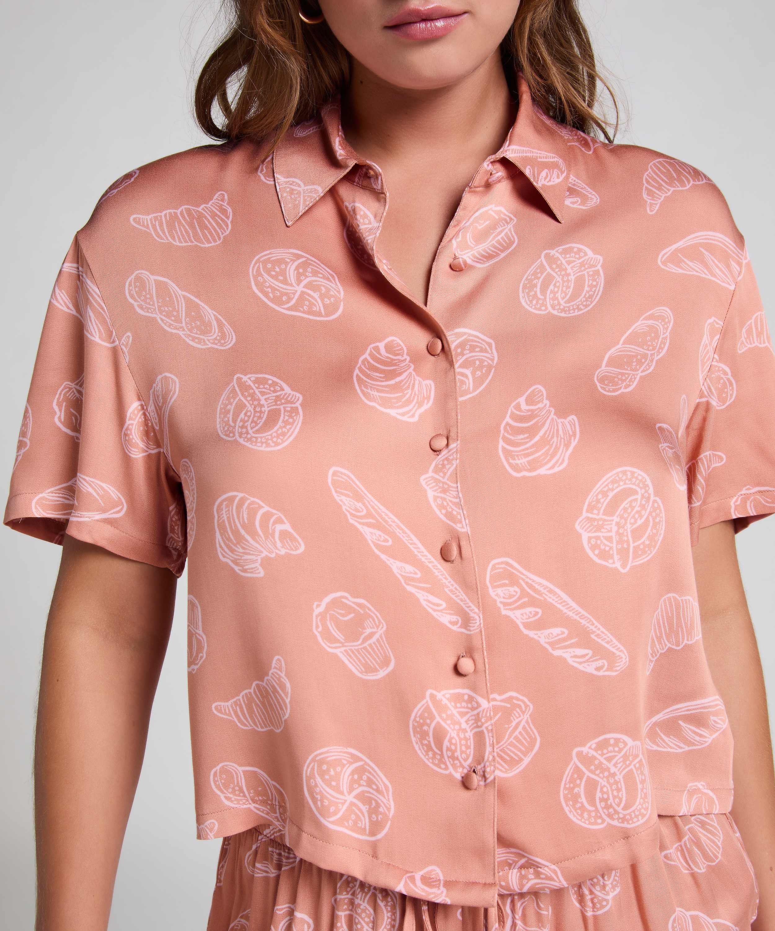 Pysjamatopp Springbreakers, Beige, main