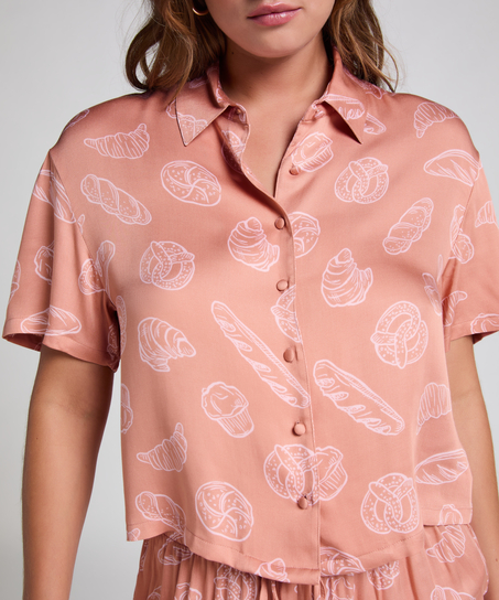 Pysjamatopp Springbreakers, Beige