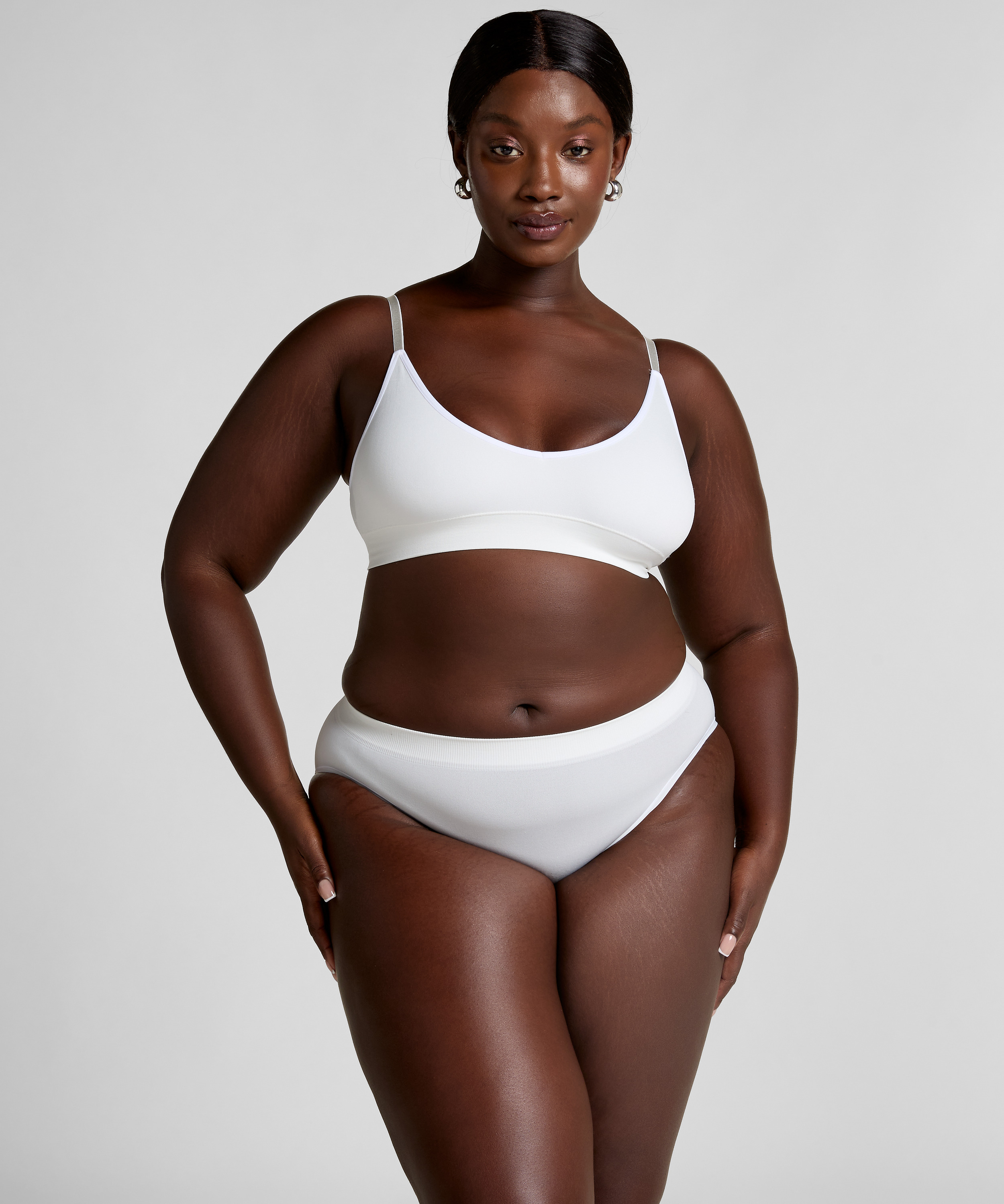 Dide High Knickers, Hvit, main