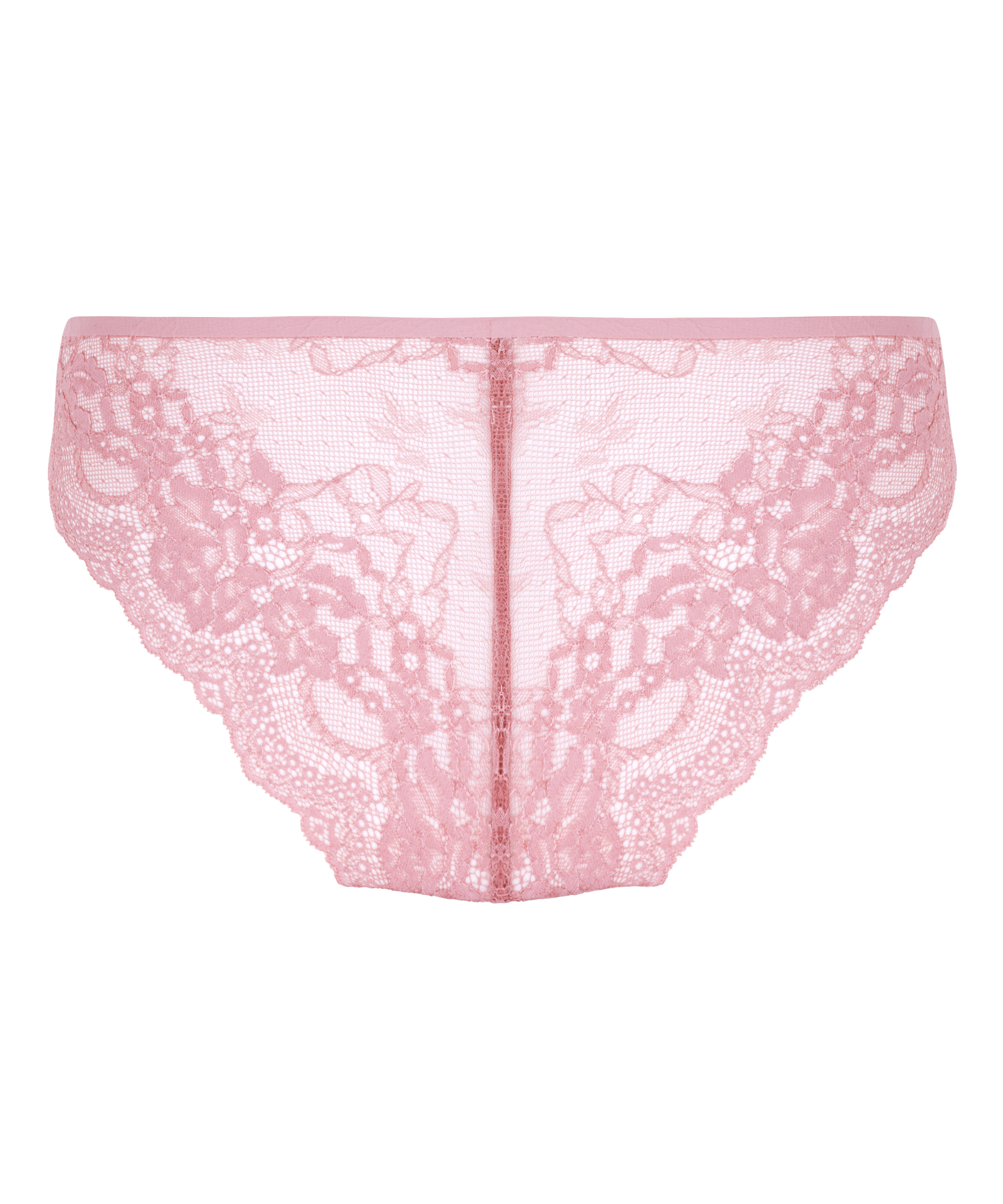 Invisible brasiliansk truse Lace Back, Rosa, main