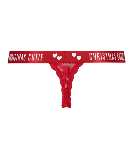 Dancer g-streng, Rød