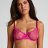 Peonie Non-Padded Underwired Bra, Rosa