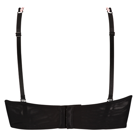 Padded underwired bra Kiara, Svart