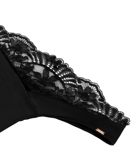 Poppy thong, Svart