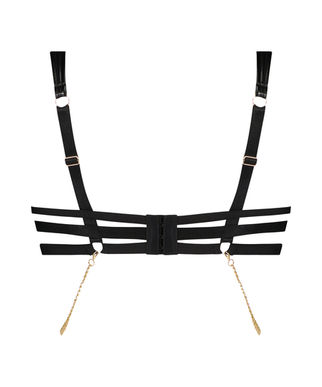 Uvattert bh med bøyle Domantrix, Svart