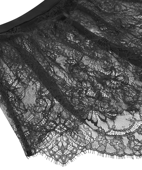Shorts Lace Delphine, Svart