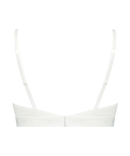 Cutie triangle bralette, Hvit