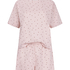 Pyjama Set Cotton Jersey Short, Rosa