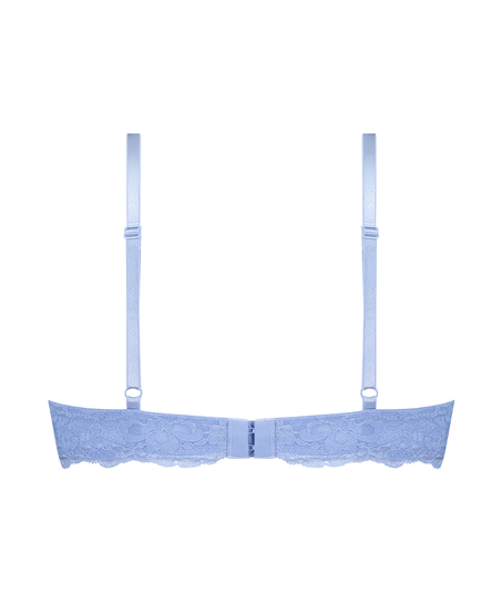 ﻿Vattert bh med bøyle Marine, Blå