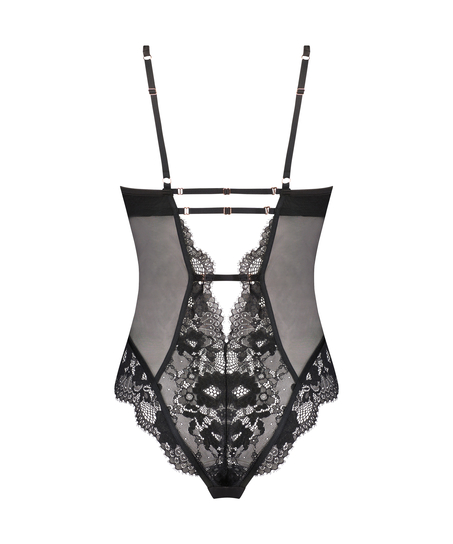 Gabrielle body med spiler, Svart