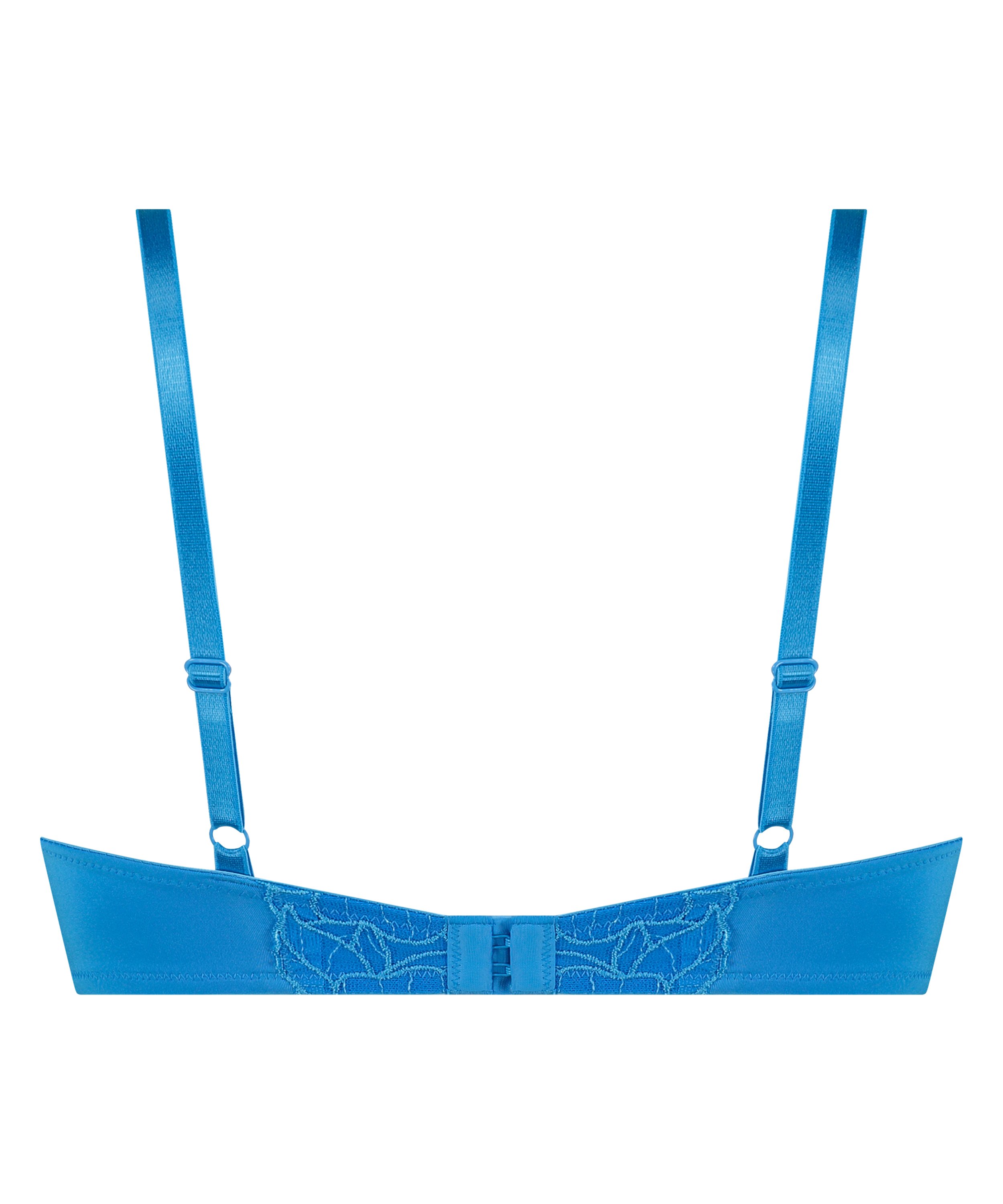 Uvattert bh med bøyle longline Anya, Blå, main