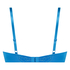 Uvattert bh med bøyle longline Anya, Blå