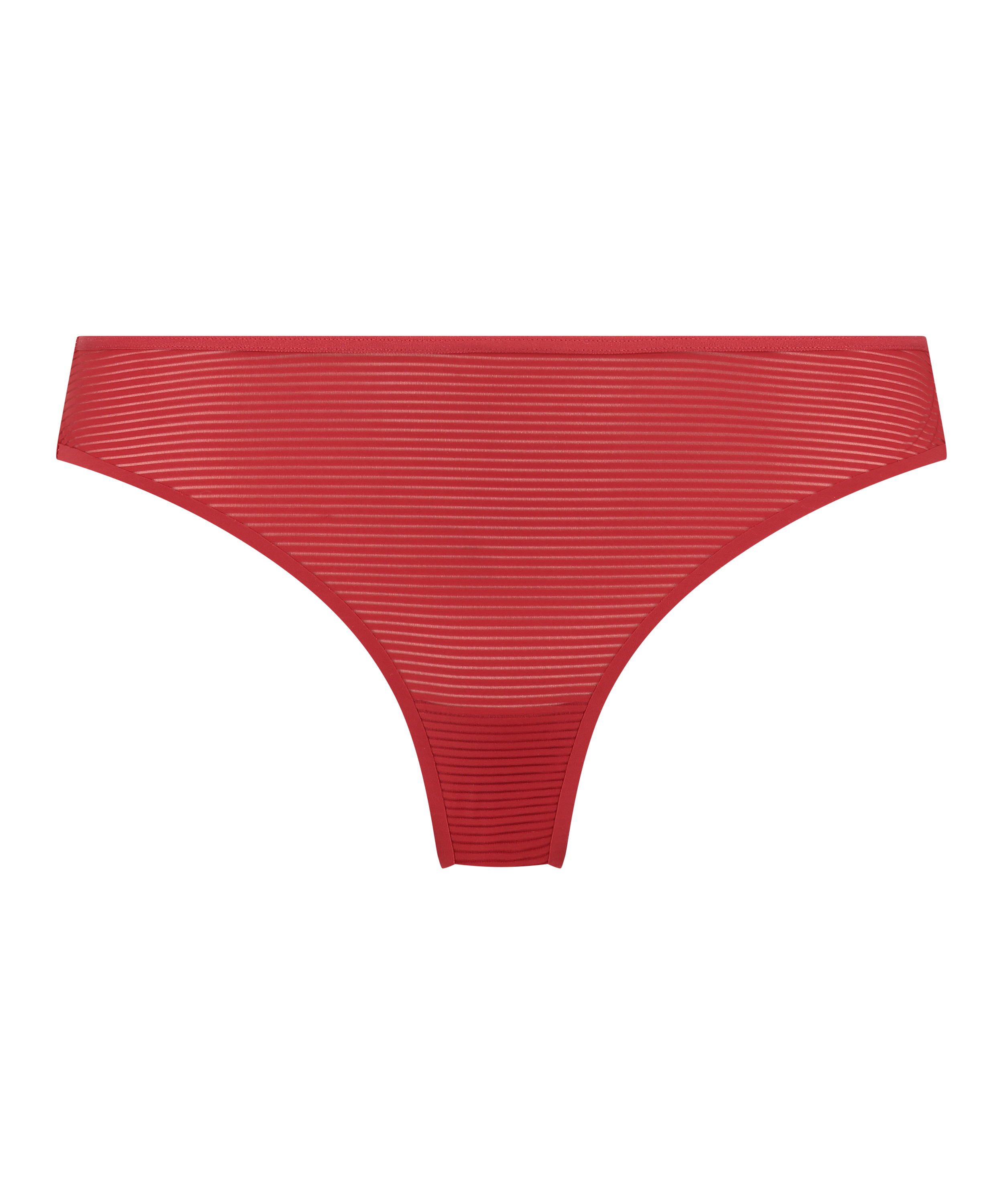 Usynlig thong i stripemesh , Rød, main