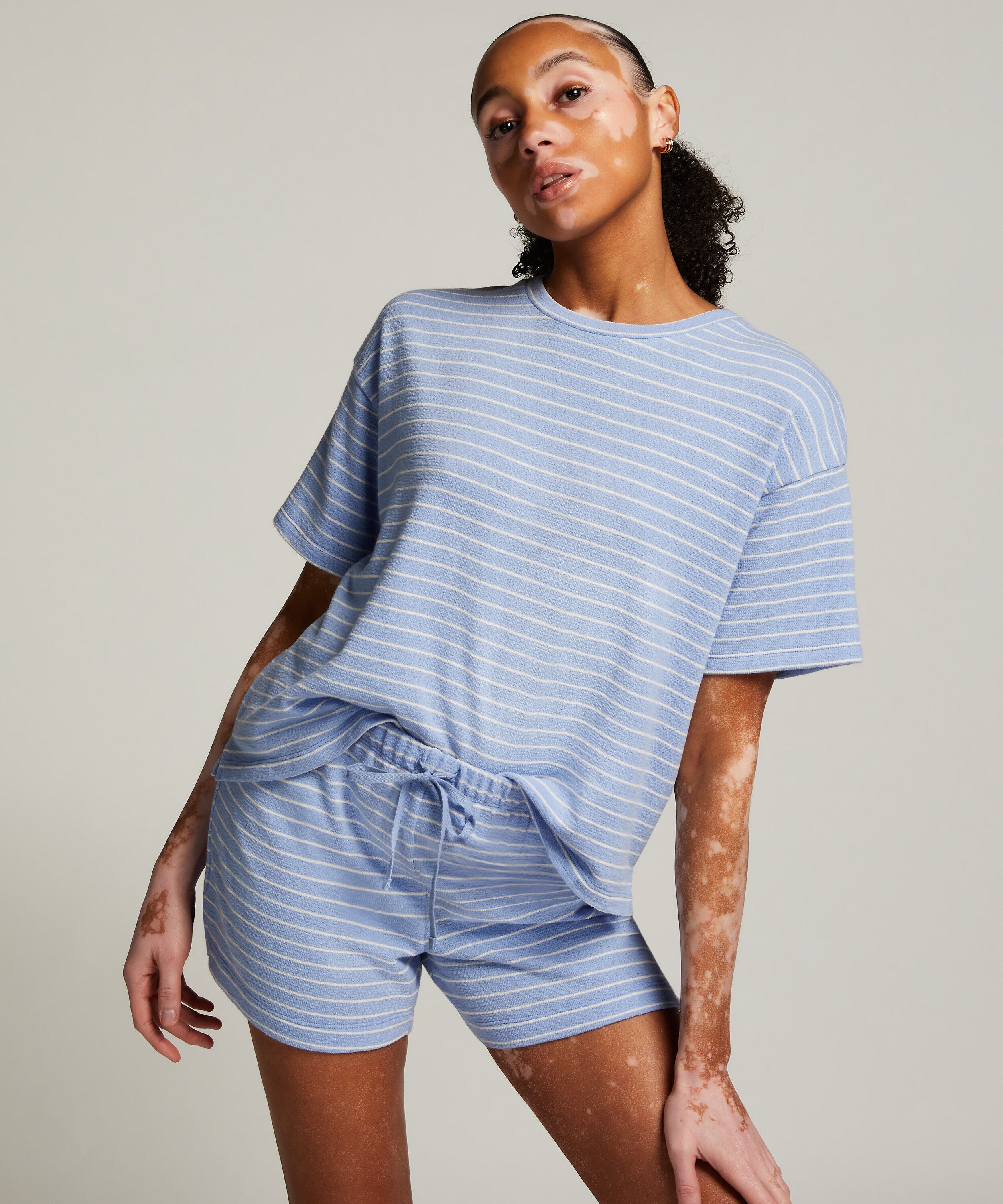 Cotton shorts, Blå