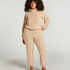 Fleece Snuggle joggebukse, Beige