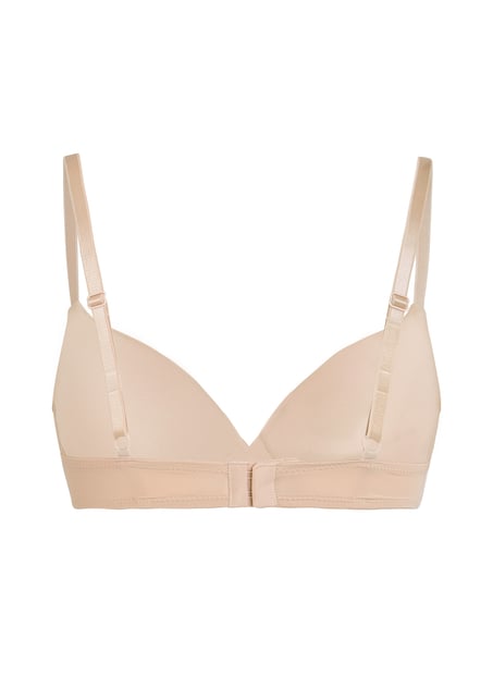 Vattert bh med b&oslash;yle Plunge, Beige