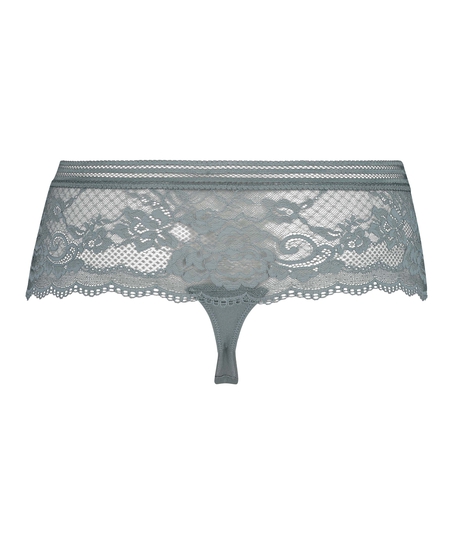 Loredana høy boxerstring, Grå