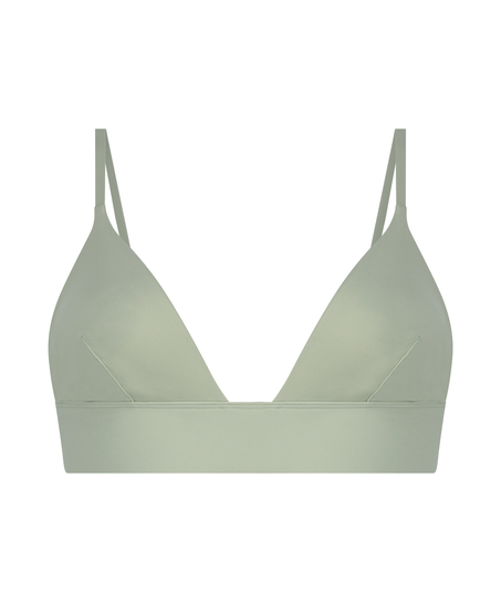 Triangle Bralette Smooth, Grønn