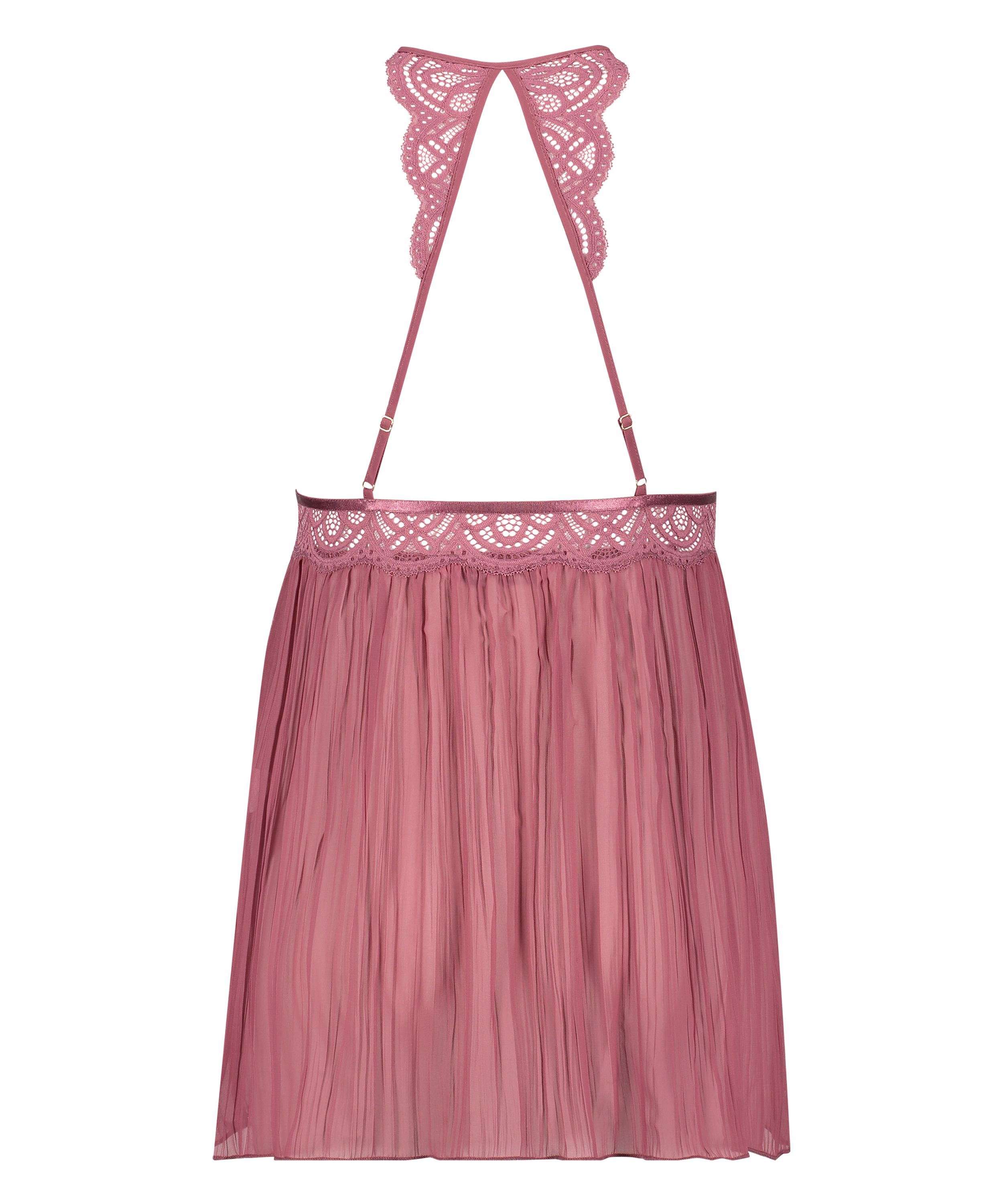 Chiffon babydoll, R&oslash;d, main