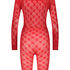 Private playsuit med hjerter, R&oslash;d