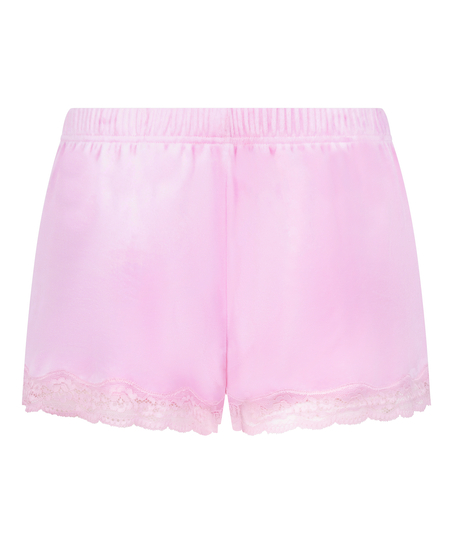 Shorts i blondevelur, Rosa