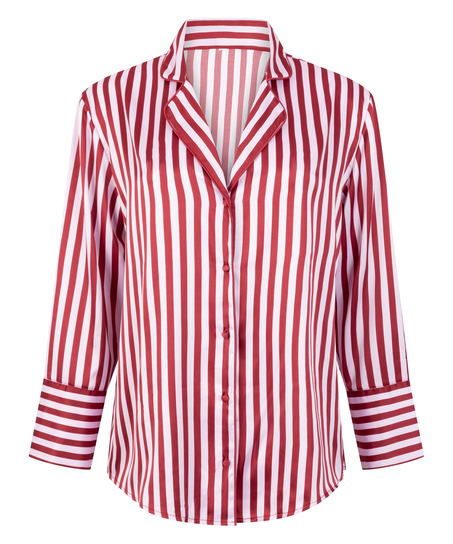 Langermet jakke i sateng, Rosa