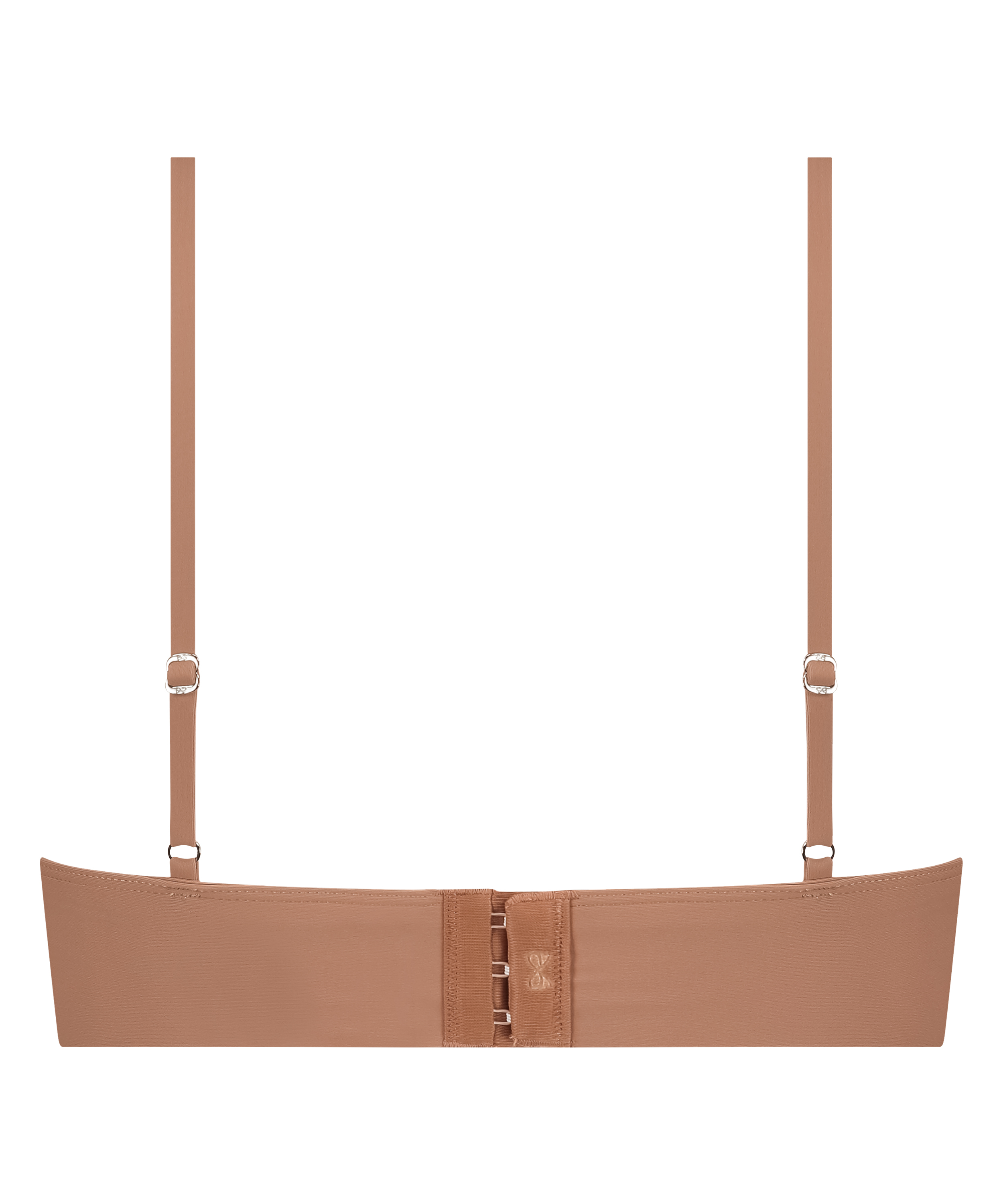 Triangle Bralette Smooth, Brun, main