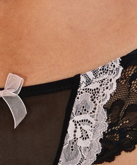 Crystal brasiliansk truse, Svart