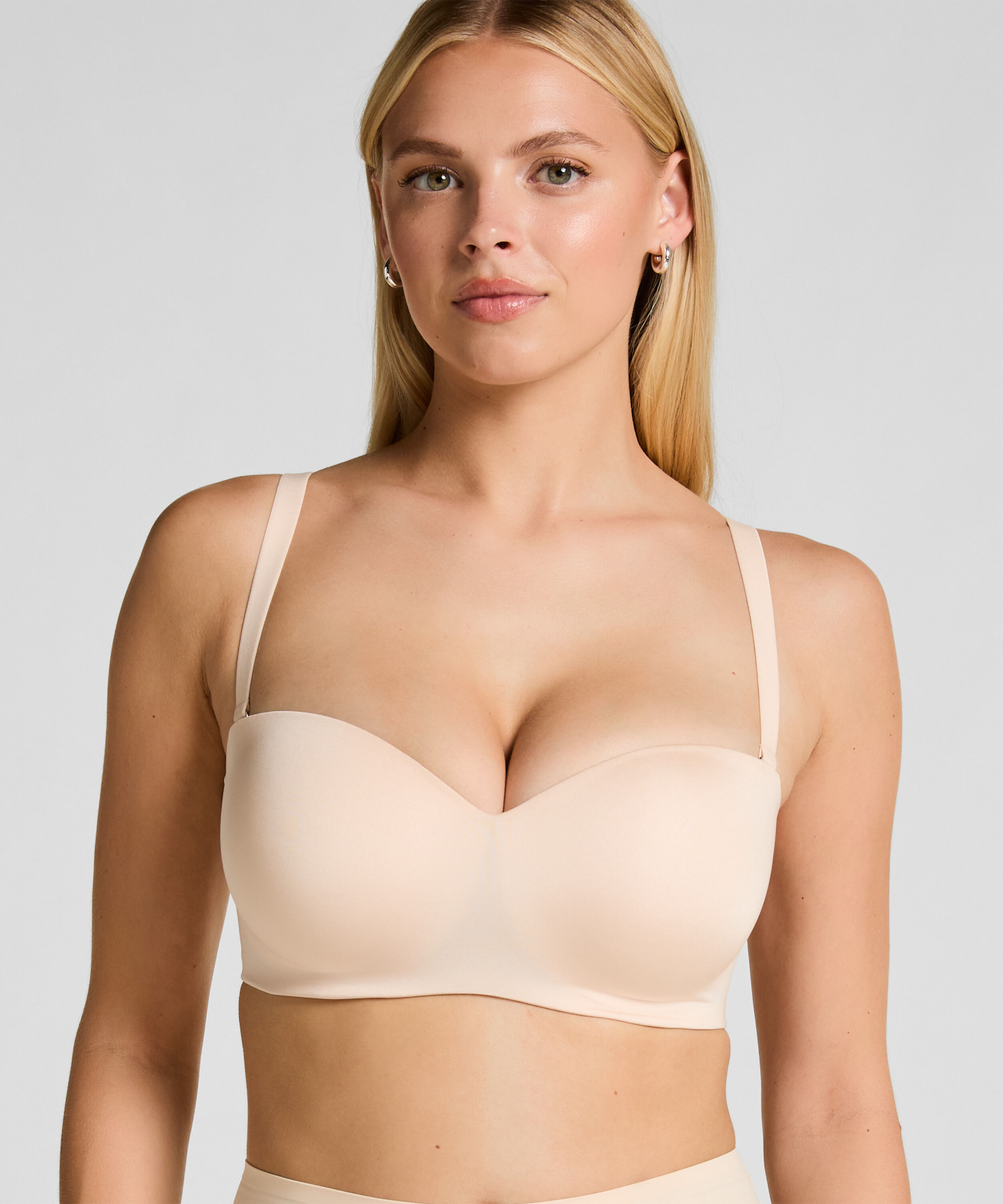 Foret pushup-BH uten stropper Smooth, Beige