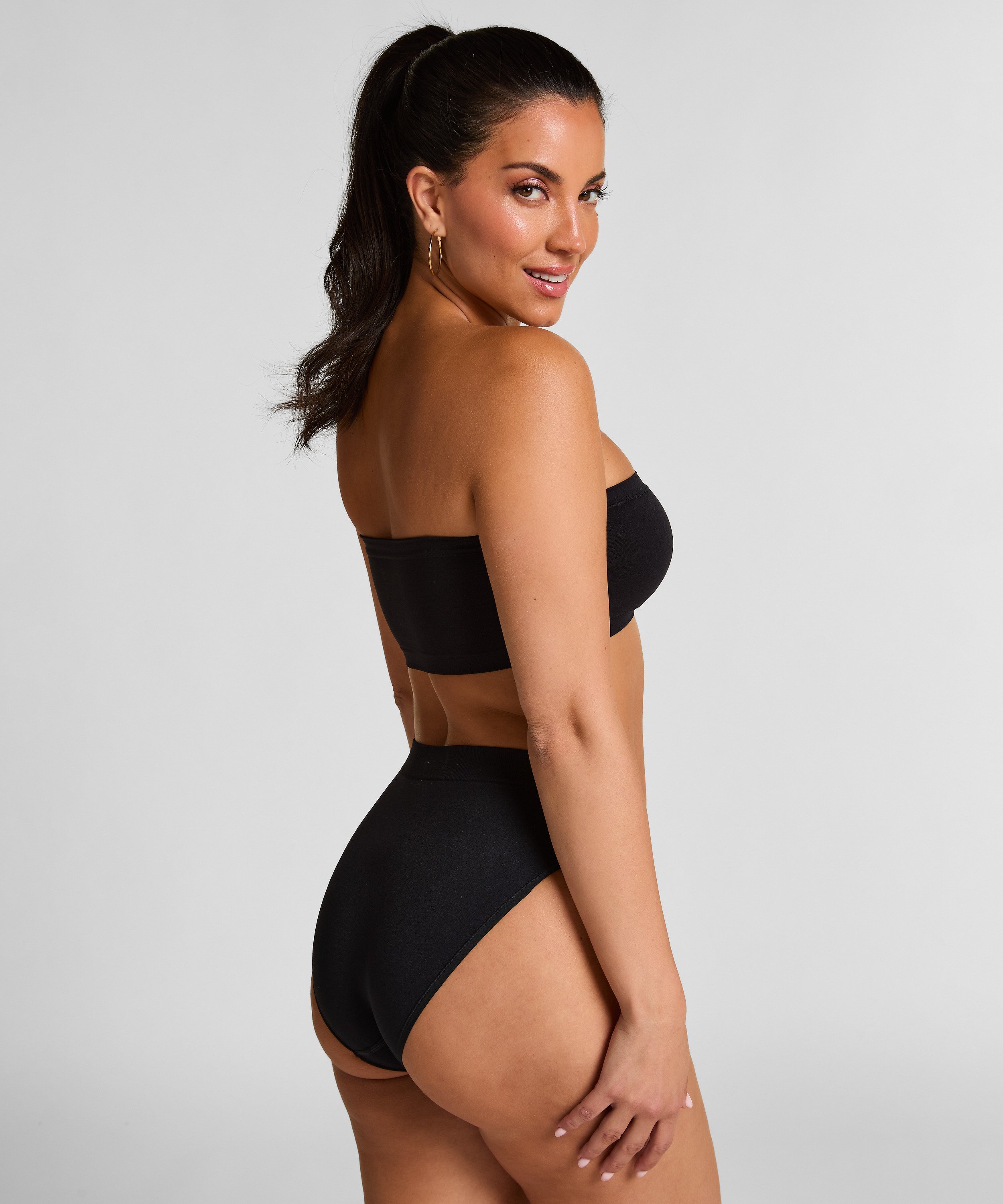 Dide High Knickers, Svart, main