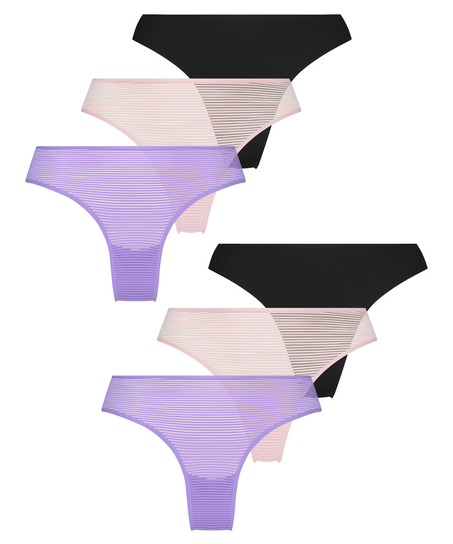 6-pakning Invisible Brazilian, Grønn