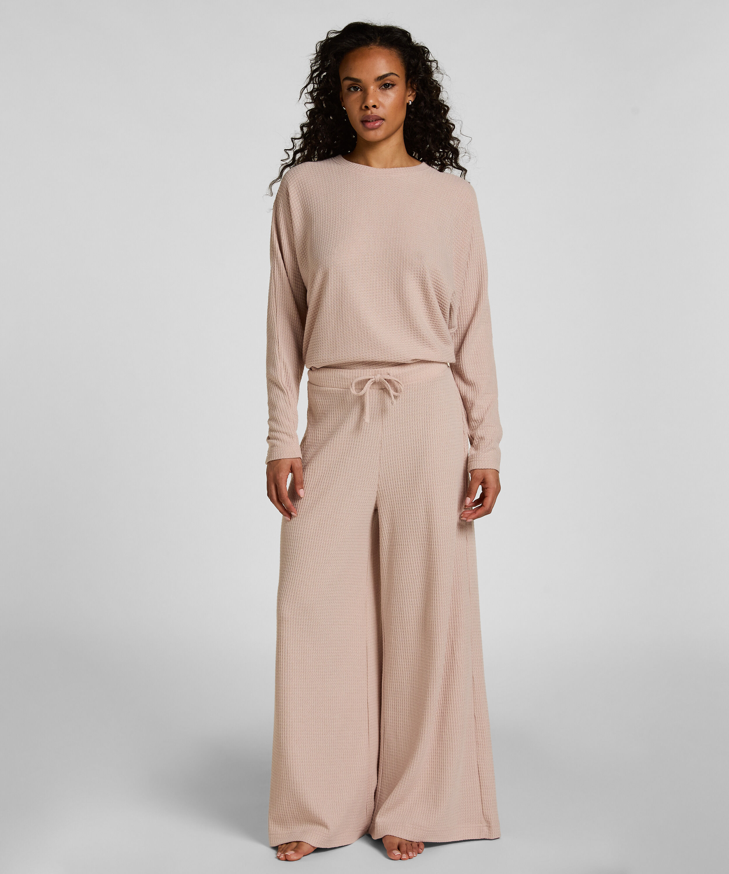 Bukse Waffle Tracey, Beige Bukse Waffle Tracey, Beige