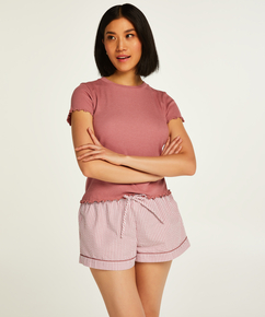 Cotton shorts, Rosa