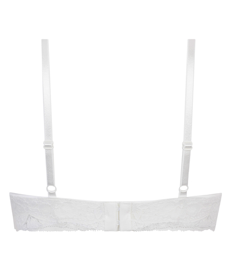 Vatterte maximizer bøyle-bh Marine, Hvit