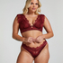 Uvattert longline bh med bøyle Zoe, Rød
