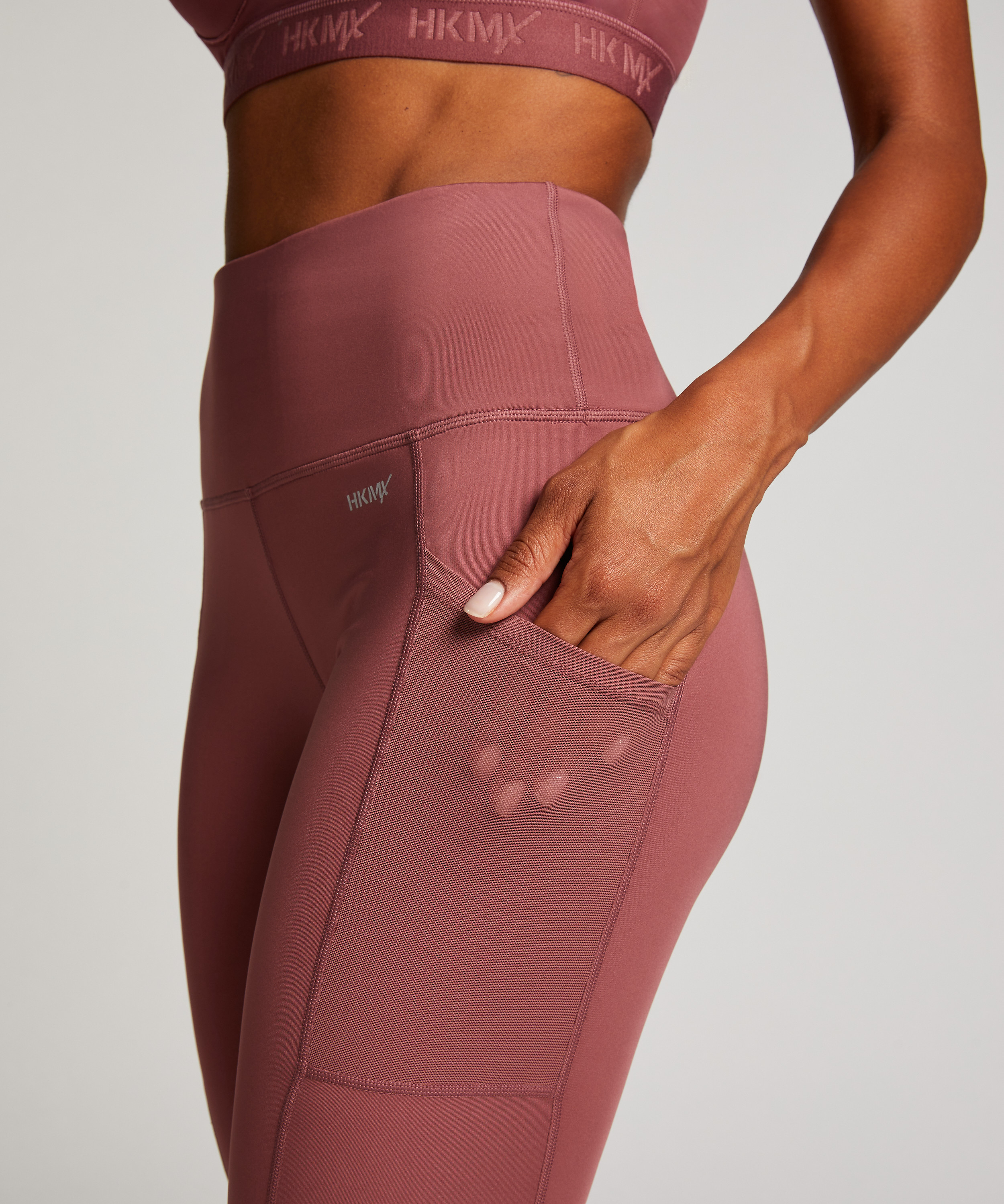 HKMX Oh My Squat tights med høy midje, Rosa, main