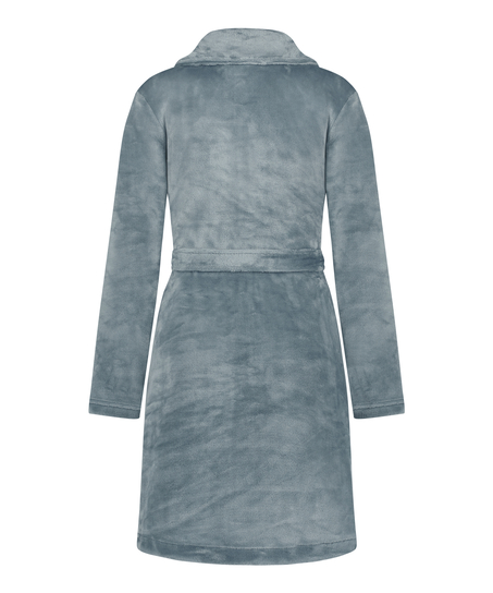 Badekåpe Zip Fleece, Blå