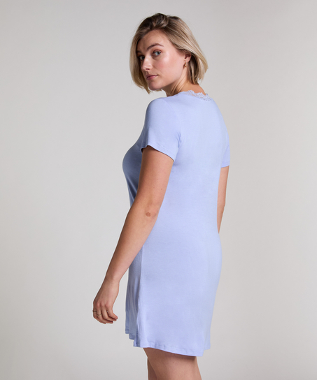 Nattskjorte Jersey, Blå