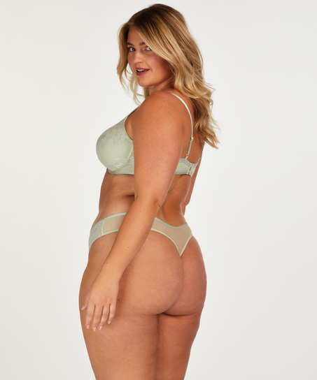 Vattert bh med b&oslash;yle Meghan, Gr&oslash;nn