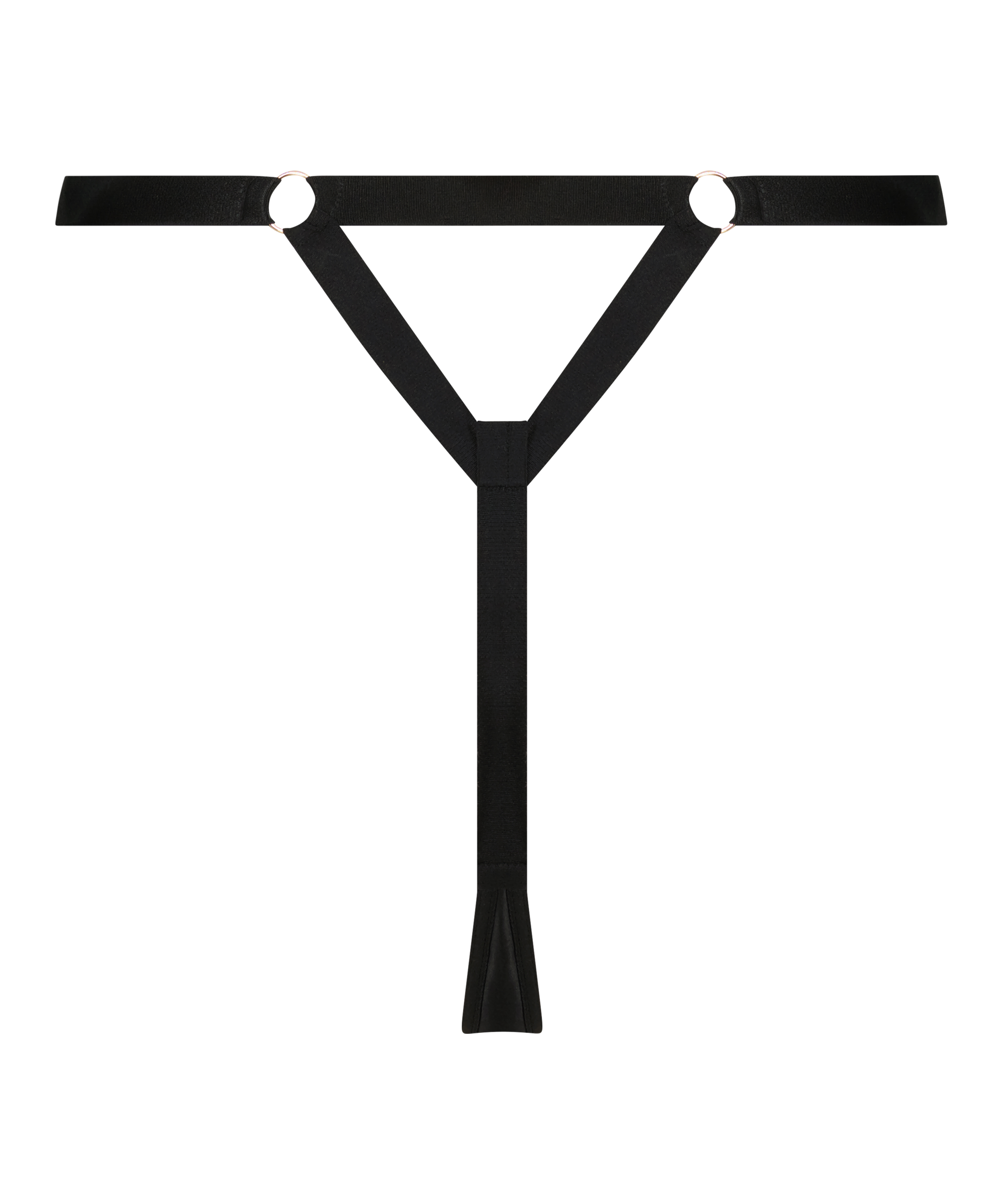 Tara stringtruse med h&oslash;yt snitt, Svart, main