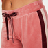 Velvet Jogging Pants, Rosa