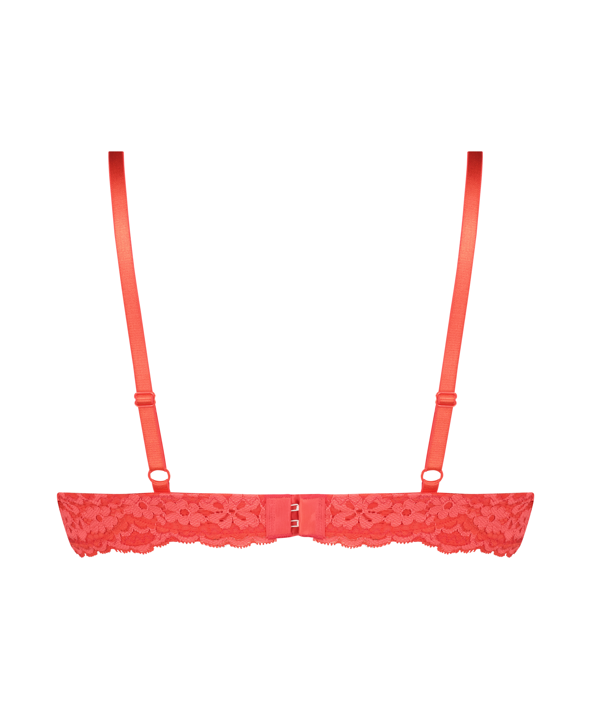 Rose spile-BH uten polstring, Rød, main