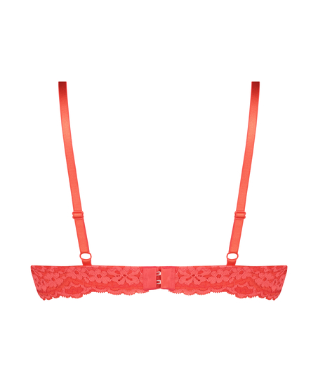 Rose spile-BH uten polstring, Rød