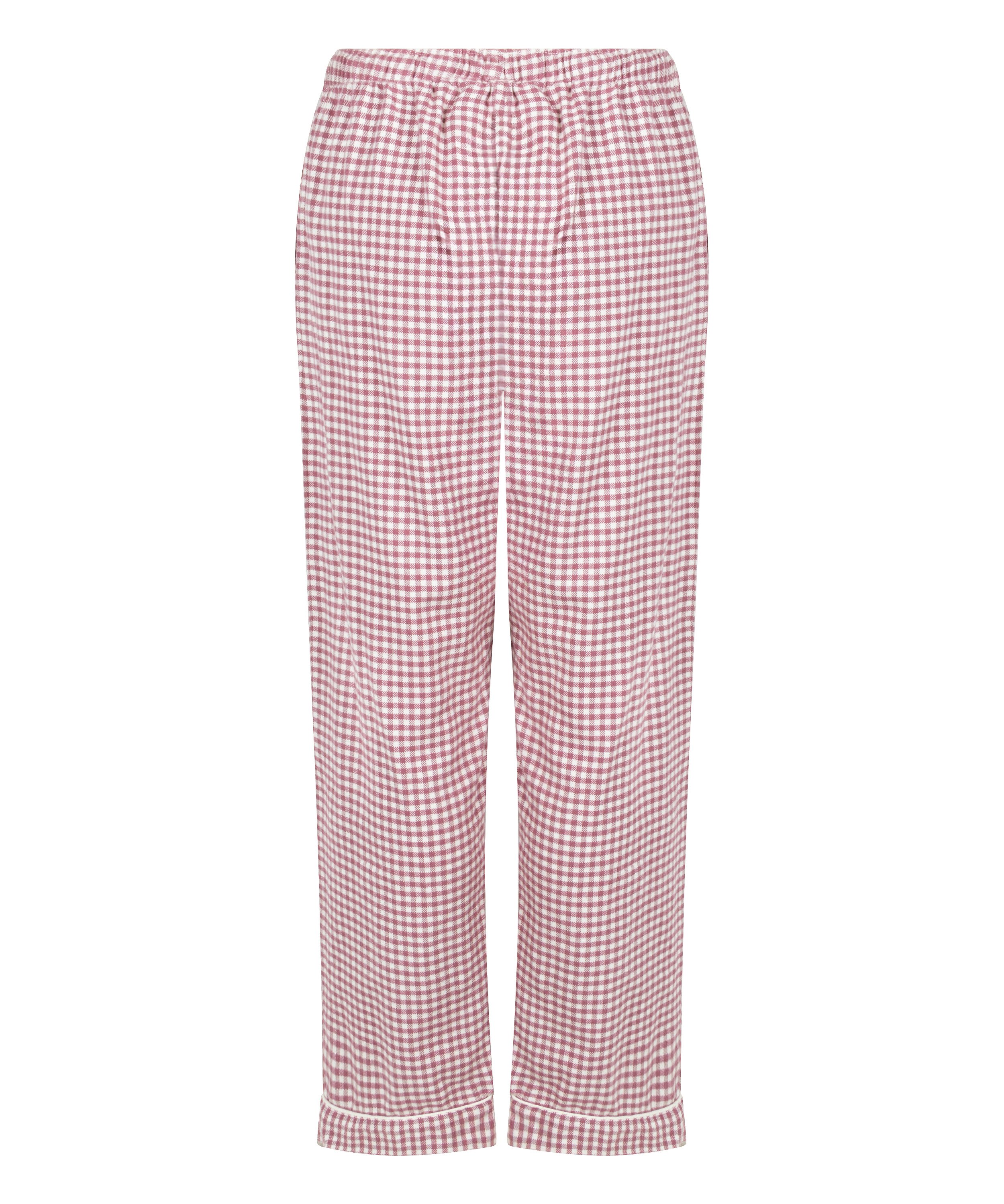 Flannel pysjamasbukse, Lilla, main