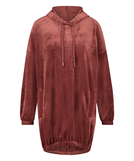 Velvet kjole, Brun