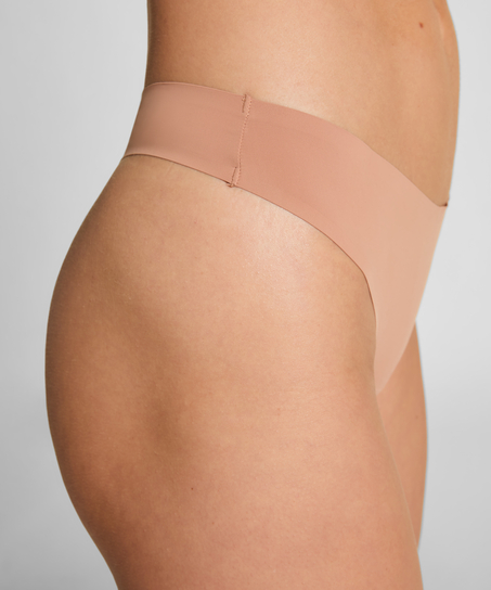 3-pakning Invisible g-streng, Brun