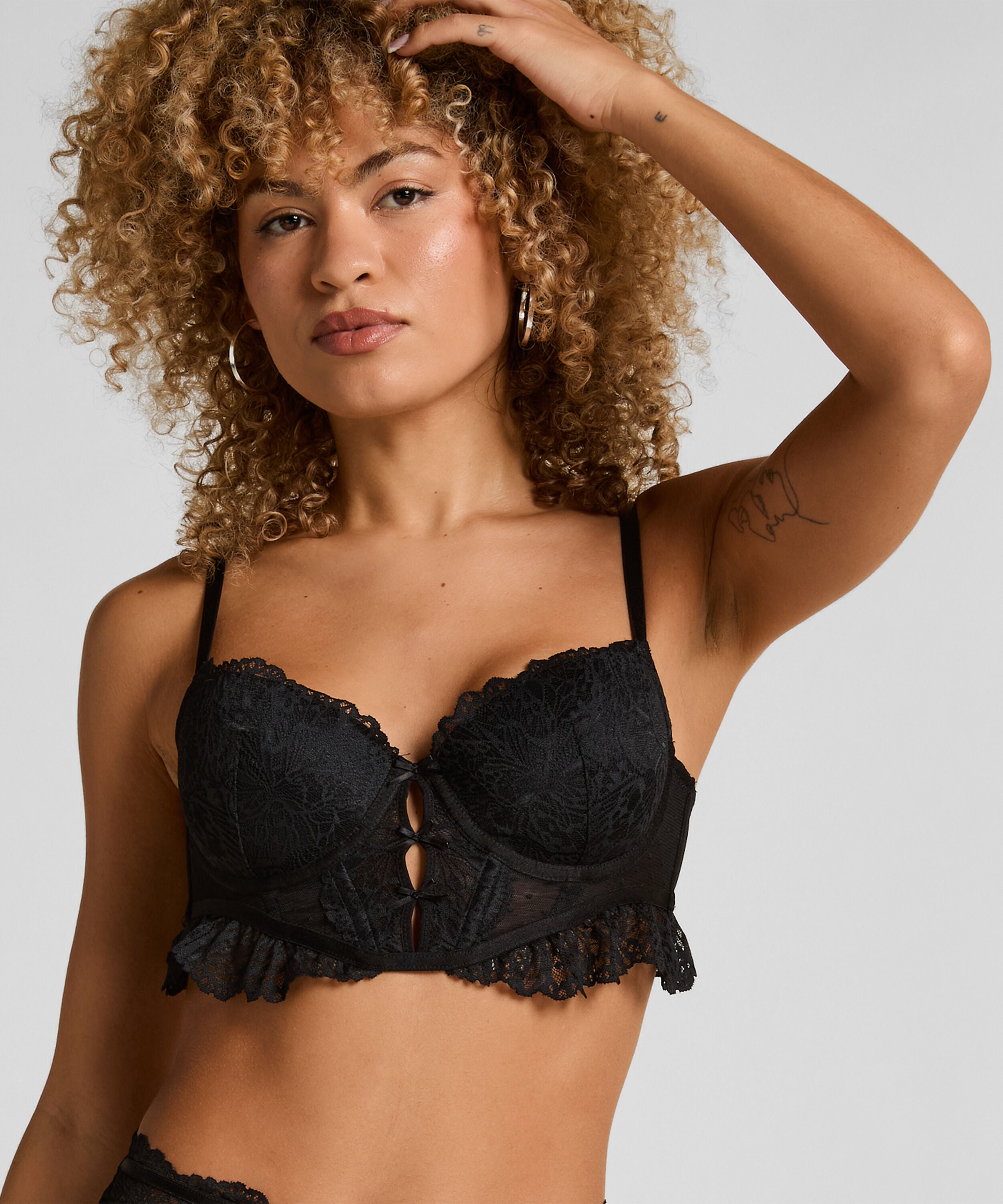 Posie longline polstret spile-BH