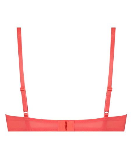 Cherry vattert pushup-BH med bøyle, Rosa