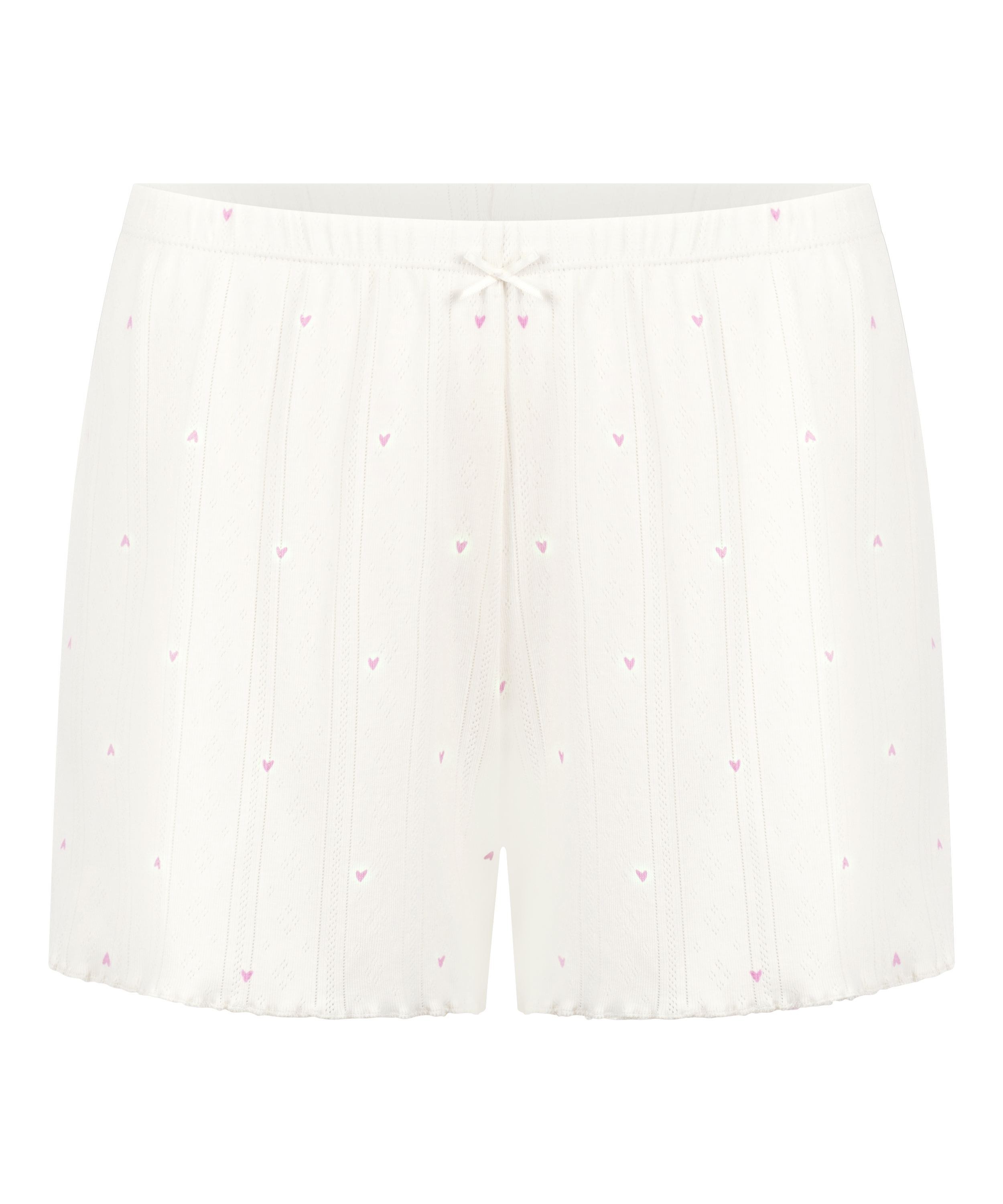 Pointelle Short, Hvit, main